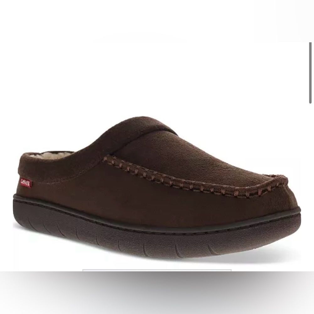 Levi's Men's Victor Faux-Sherpa Slippers